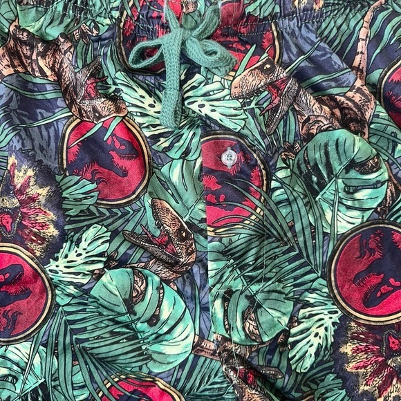 NWOT Men’s 2XL Jurassic World Pajama Sleep Pants - Picture 3 of 5